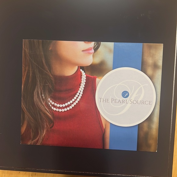 Pearl Source choker with 14k white gold 16” length - Picture 3 of 6